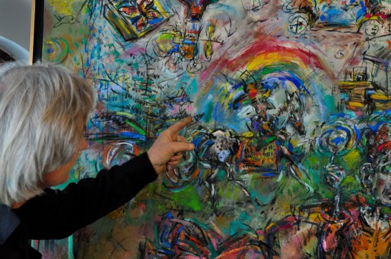 Ernő Tóth in his Érd studio