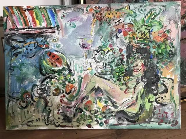 Summer – painting by Ernő Tóth