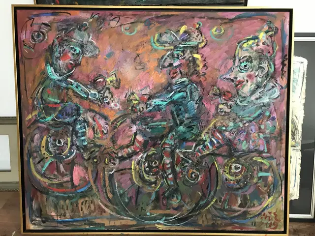 Circle Around – painting by Ernő Tóth