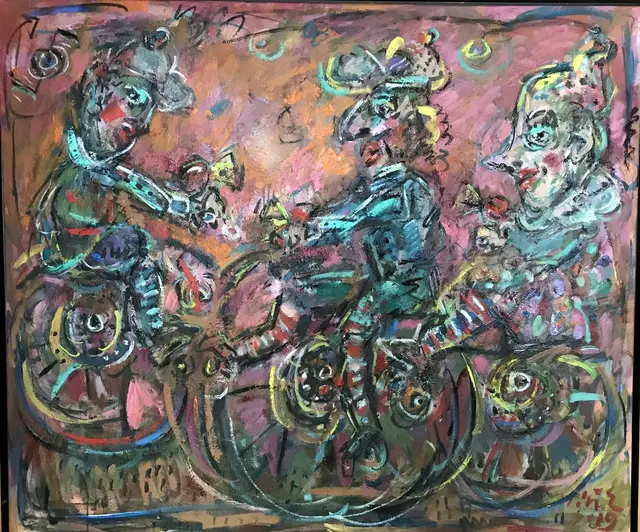 团团转 – Ernő Tóth 的绘画作品