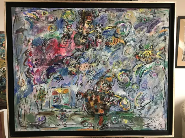 Big Bubble – painting by Ernő Tóth