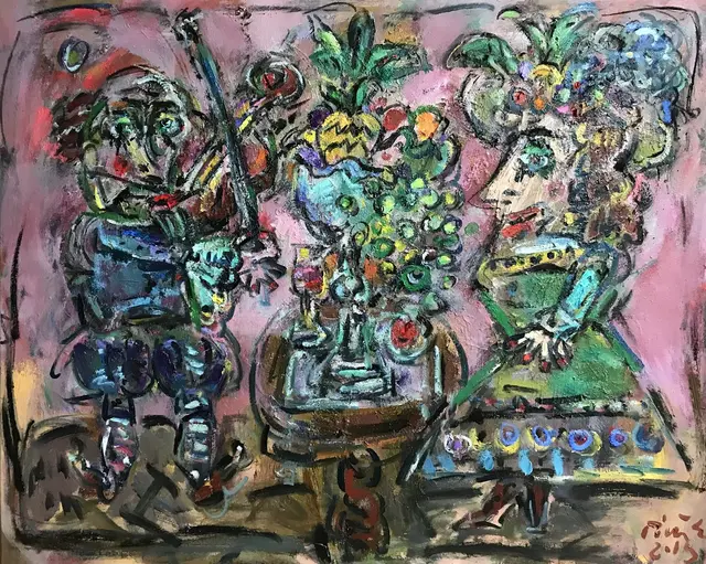 小夜曲 – Ernő Tóth 的绘画作品
