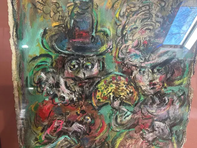 Two Hats – painting by Ernő Tóth