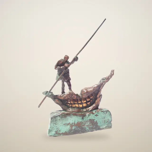 怪诞 – Ernő Tóth 的青铜雕塑作品
