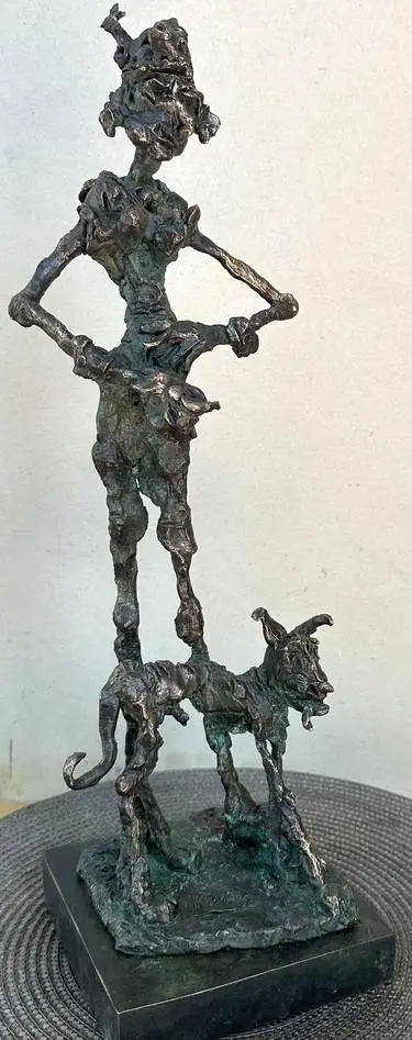 Woman with dog