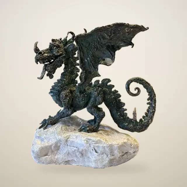 龙 – Ernő Tóth 的青铜雕塑作品