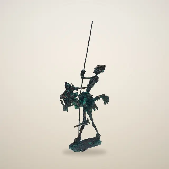 公鸡王 – Ernő Tóth 的青铜雕塑作品