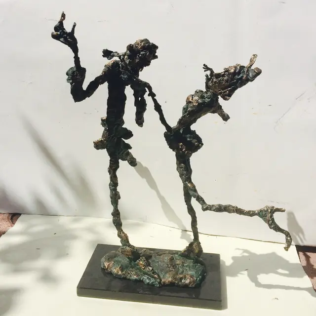 Casanova's Dance – bronze sculpture by Ernő Tóth