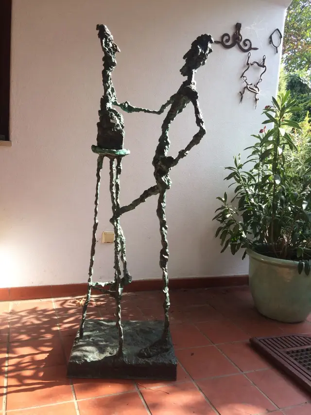 Sculptor (large) – bronze sculpture by Ernő Tóth