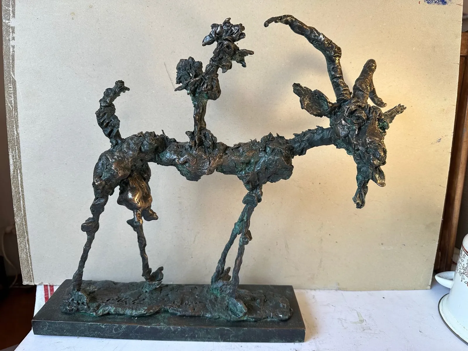 Goat with Rider – Ernő Tóth