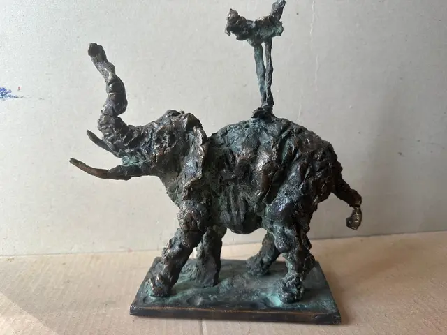Elephant with bird – 2